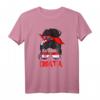 Kroatien für Mädchen Kroatische Flagge Damen T-Shirt – Niedliches Geschenk für Frauen, Kroaten & Kroatien-Liebhaberinnen