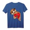 Erdmännchen Mädchen Damen Kinder T-Shirt mit Herz - Lustiges Tiermotiv für Halloween, Weihnachten & Geburtstag