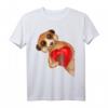 Erdmännchen Mädchen Damen Kinder T-Shirt mit Herz - Lustiges Tiermotiv für Halloween, Weihnachten & Geburtstag