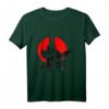Roter Kreis des Samurai Kriegers T-Shirt mit Kanji Kalligrafie – Perfekt für Kampfkunstliebhaber & Japan Fans