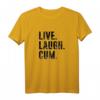 Lustiges HapDeer T-Shirt mit Spruch 'Live. Laugh. Cum.' – Witziges Geschenk für Geburtstagsfeier und Humorliebhaber