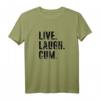 Lustiges HapDeer T-Shirt mit Spruch 'Live. Laugh. Cum.' – Witziges Geschenk für Geburtstagsfeier und Humorliebhaber