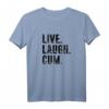 Lustiges HapDeer T-Shirt mit Spruch 'Live. Laugh. Cum.' – Witziges Geschenk für Geburtstagsfeier und Humorliebhaber