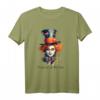 Mad Hatter Alice im Wunderland Graphic Art T-Shirt – Verrücktes Partyfunshirt für Fans und Leser