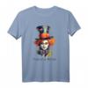Mad Hatter Alice im Wunderland Graphic Art T-Shirt – Verrücktes Partyfunshirt für Fans und Leser