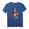 Mad Hatter Alice im Wunderland Graphic Art T-Shirt – Verrücktes Partyfunshirt für Fans und Leser
