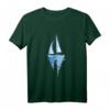 Sailing Segeln Segelboot Zeichnung T-Shirt – Geschenkidee für Wassersportler, Segler & Skipper mit Abenteuer-Feeling