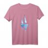 Sailing Segeln Segelboot Zeichnung T-Shirt – Geschenkidee für Wassersportler, Segler & Skipper mit Abenteuer-Feeling