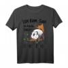 Lustiges Panda T-Shirt mit Spruch 'Ich kam sah und hatte direkt keinen Bock' – Perfekt für Arbeit, Büro, Schule & Geburtstage