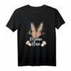 Mama Hase Osterhase florales Leo Look Outfit - Lustiges Damen T-Shirt für Ostern, Partnerlook & Geschenke