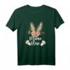 Mama Hase Osterhase florales Leo Look Outfit - Lustiges Damen T-Shirt für Ostern, Partnerlook & Geschenke