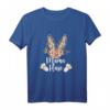 Mama Hase Osterhase florales Leo Look Outfit - Lustiges Damen T-Shirt für Ostern, Partnerlook & Geschenke