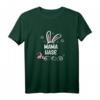 Damen Mama Hase Oster T-Shirt - Lustiges Partnerlook Outfit für Familie & Freunde zu Ostern, perfektes Geschenk für Mutter, Ehefrau & Freundin