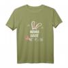 Damen Mama Hase Oster T-Shirt - Lustiges Partnerlook Outfit für Familie & Freunde zu Ostern, perfektes Geschenk für Mutter, Ehefrau & Freundin