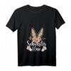 Damen Osterhase Leo Look T-Shirt im Partnerlook – Lustiges Osteroutfit für Frauen, Schwester, Tante, Oma & Mutter zum Osternest-Suchen