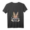 Damen Osterhase Leo Look T-Shirt im Partnerlook – Lustiges Osteroutfit für Frauen, Schwester, Tante, Oma & Mutter zum Osternest-Suchen