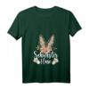 Damen Osterhase Leo Look T-Shirt im Partnerlook – Lustiges Osteroutfit für Frauen, Schwester, Tante, Oma & Mutter zum Osternest-Suchen