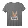 Damen Osterhase Leo Look T-Shirt im Partnerlook – Lustiges Osteroutfit für Frauen, Schwester, Tante, Oma & Mutter zum Osternest-Suchen