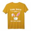 Frohe Ostern Deko & Osterhasen Kostüm mit Maske - Lustiges Oster T-Shirt & Geschenke für Männer und Frauen