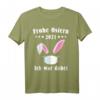 Frohe Ostern Deko & Osterhasen Kostüm mit Maske - Lustiges Oster T-Shirt & Geschenke für Männer und Frauen