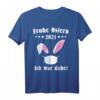 Frohe Ostern Deko & Osterhasen Kostüm mit Maske - Lustiges Oster T-Shirt & Geschenke für Männer und Frauen