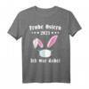 Frohe Ostern Deko & Osterhasen Kostüm mit Maske - Lustiges Oster T-Shirt & Geschenke für Männer und Frauen