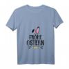 Damen Frohe Ostern T-Shirt mit Osterhase und V-Ausschnitt – Perfektes Osterdesign für Frauen, Männer, Kinder & Familie