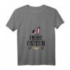 Damen Frohe Ostern T-Shirt mit Osterhase und V-Ausschnitt – Perfektes Osterdesign für Frauen, Männer, Kinder & Familie