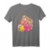 Oster Faultier Ostereier faul T-Shirt für Kinder – Lustiges Osteroutfit & Faultier Geschenk für Kids zum Osterfest, Geburtstag oder Weihnachten