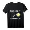 Eiersuche Champion Lustiges Papa Ostern Schwangerschaft Ankündigung T-Shirt - Perfektes Osterkostüm & Geschenk für Erwachsene, Familien & Freunde