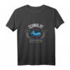 Kinder Blaue Schwalbe Spruch T-Shirt mit 2-Takt Power - Vintage DDR Moped Kultdesign für Papa & Opa als Geschenk