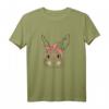 Süßes Hasengesicht mit Herz, Brille und Haarband - Oster T-Shirt für Mädchen, Kaninchen- und Hasenliebhaber, Frühlings- und Osteroutfit