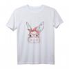 Süßes Hasengesicht mit Herz, Brille und Haarband - Oster T-Shirt für Mädchen, Kaninchen- und Hasenliebhaber, Frühlings- und Osteroutfit