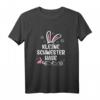 Damen Oster T-Shirt Kleine Schwester Hase – Lustiger Partnerlook für Ostern, Ostereiersuche & Osternest Suche