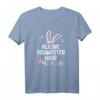 Damen Oster T-Shirt Kleine Schwester Hase – Lustiger Partnerlook für Ostern, Ostereiersuche & Osternest Suche
