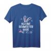 Damen Oster T-Shirt Kleine Schwester Hase – Lustiger Partnerlook für Ostern, Ostereiersuche & Osternest Suche