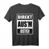 Straight Outta DDR T-Shirt - Ostalgie & NVA FDJ Design für Ostdeutsche, Sachsen, Berlin & mehr