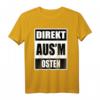 Straight Outta DDR T-Shirt - Ostalgie & NVA FDJ Design für Ostdeutsche, Sachsen, Berlin & mehr