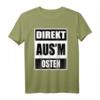 Straight Outta DDR T-Shirt - Ostalgie & NVA FDJ Design für Ostdeutsche, Sachsen, Berlin & mehr