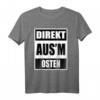 Straight Outta DDR T-Shirt - Ostalgie & NVA FDJ Design für Ostdeutsche, Sachsen, Berlin & mehr