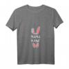 Damen Osterhase T-Shirt mit V-Ausschnitt – Lustiges Partnerlook Outfit für Familie, Frau & Freundin, perfektes Ostergeschenk
