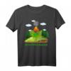 Pachycephalosaurus Dino Jurassic Landschaft Vulkan T-Shirt – Buntes Dinosaurier Motiv für Fossil-Jagd, Museen & Dinosaurier-Fans