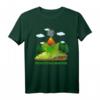 Pachycephalosaurus Dino Jurassic Landschaft Vulkan T-Shirt – Buntes Dinosaurier Motiv für Fossil-Jagd, Museen & Dinosaurier-Fans