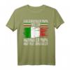 Italiener Papa T-Shirt mit Flagge – Perfektes Vatertagsgeschenk für Italienliebhaber & Rom-Fans