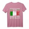 Italiener Papa T-Shirt mit Flagge – Perfektes Vatertagsgeschenk für Italienliebhaber & Rom-Fans