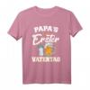 Herren Papa's Erster Vatertag T-Shirt mit Babyflasche und Bier - Lustiges Geschenk für den frischgebackenen Papa