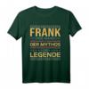 Frank Personalisiertes Geschenk Papa Vater Männer T-Shirt mit Spruch – Perfekt für Weihnachten, Geburtstag & Junggesellinnenabschied