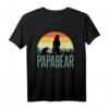 Lustiges HapDeer Papa T-Shirt - Vintage Papa Bear Design, Vatertag & Geburtstagsgeschenk für Papa oder Ehemann