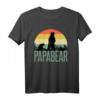 Lustiges HapDeer Papa T-Shirt - Vintage Papa Bear Design, Vatertag & Geburtstagsgeschenk für Papa oder Ehemann