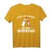 Prost auf den ersten Vatertag! Papa Familien T-Shirt mit Humor – Lustiges Geschenk zum Vatertag für Papa